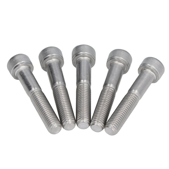 M10 Stainless Steel Hex Socket Bolts 10Pcs A2-70 with Various Sizes, Easy to Store and Identify for Industrial Machinery, Designed for Insulating Materials, Suitable for DIY