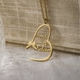 thumbnail image 2 of Personalized Custom Name Pendant Love Heart Necklace for Women Jewelry Gift ,Gold ,Silver and Rose Gold, 2 of 4