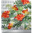 thumbnail image 3 of oneOone Cotton Flex Fabric Geometric|Leaves & Berries Panel Print Fabric By The Yard 40 Inch Wide, 3 of 3