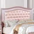 thumbnail image 6 of Furniture of America Paisley Contemporary Wood Queen Panel Bed in Rose Gold, 6 of 8