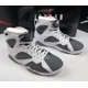 thumbnail image 3 of Ni - ke Ni - ke Air Jordan 7 Retro Shoes Flint Gray White CU9307-100 Men's Size 10.5, 3 of 5