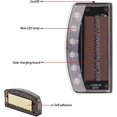 thumbnail image 2 of Luz de advertencia de alarma para automóvil de 6 LED con energía solar y USB, luz intermitente azul antirrobo incorporada, 2 of 5