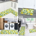 thumbnail image 3 of Lemon Kitchen Rug Lemon Kitchen Mat Lemon Rug Lemon Rugs for Kitchen Rug Kitchen Blue Green Rustic Rugs Decorations Non-Slip Floor Mat Doormat Runner Rug for Kitchen, Laundry, Living Room, Front Door, 3 of 5