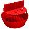 thumbnail image 3 of YAOMOBB Heat Resistant Fryer Mat Non Stick Silicone Fryer Pot High Temperature Resistant and Foldable with Handle for Even Heat Distribution, 3 of 6