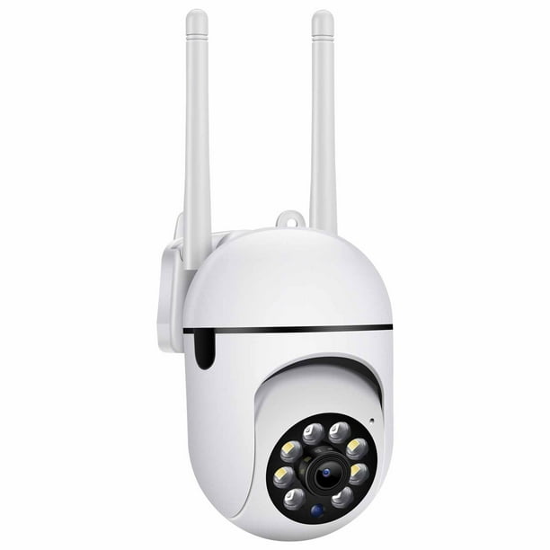 Cámaras de seguridad para exteriores Pisexur Electronics para hombres, cámaras WiFi de 2.4 GHz para seguridad del hogar, cámaras de vigilancia domo 1080P con visión de 360°, cámara de seguridad con d