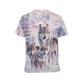 thumbnail image 2 of LAOLIUSN Men'S Wolf Graphic T-Shirt Novelty Animal Print Short Sleeve Top, S-4XL, 2 of 7