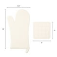 thumbnail image 7 of Unique Bargains Oven Mitts Pot Holders Heat Resistant Oven Gloves White 13x7.5inch, 7 of 7