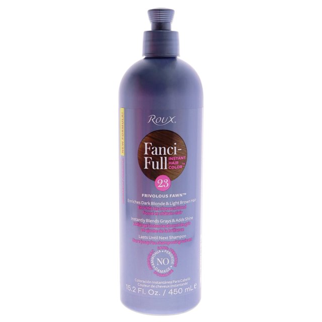 Tinte instantáneo para cabello Fanci-Full Rinse - 23 Frivolous Fawn de Roux para unisex - Tinte para cabello de 15,2 oz Roux Color de pelo 15.2 oz