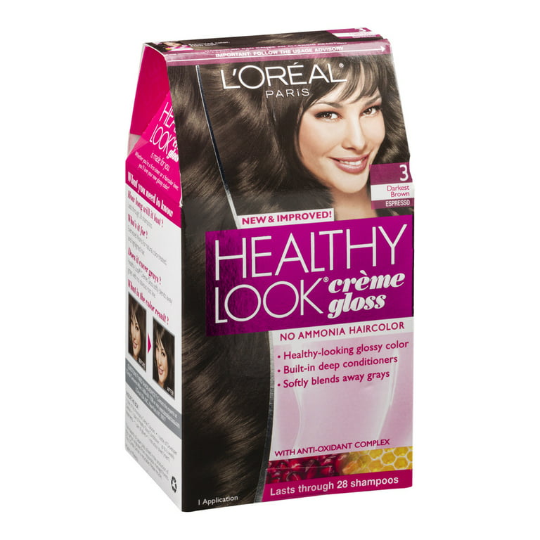 Clear , L'oreal Pro DIA RICHESSE Demi-Permanent Tone-on-Tone Creme Hair  Color Dye, Ammonia-Free Loreal Cream Haircolor - Pack of 3 w/ SLEEK 3-in-1