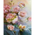 thumbnail image 1 of Kit punto cruz con rosa impresa 11 quilates hilo algodón ecológico y bordado (ACC-871), 1 of 9