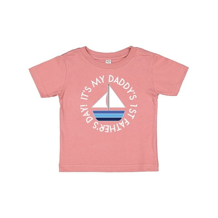 

Inktastic First Fathers Day Baby Outfit Gift Baby Boy or Baby Girl T-Shirt