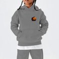thumbnail image 2 of XXWXYD Girls Pullover Hoodie Sweatshirt Halloween Graphic Print Cute Long Sleeve Oversized Crewneck Fleece Soft For Toddler Kids 5-14Years Old Party Costum𝖾 Outfit, 2 of 5