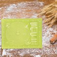 thumbnail image 3 of Sywqhk Alfombrilla para hornear masa rodante, almohadilla para hacer pasteles de pizza de silicona (verde 45x60cm) Sywqhk Para estrenar, 3 of 8