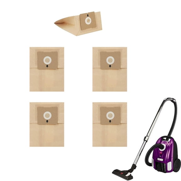 5 Pack Bissell 2154A Replacement Vacuum Dust Bags Compatible with Bissell Zing 4122, 2154A, 2154W, 2154, 4122D, 1668, 1668C, 1668W, 1608, 2154C Canister Vacuum, Replacement Part Number 2138425