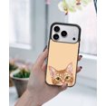 thumbnail image 5 of WIRESTER Shockproof Soft Rubber Cover Case for Apple iPhone 17 Pro 6.3" 2025, Animal Orange Tabby Kitten Cat On Sunset Background, 5 of 5