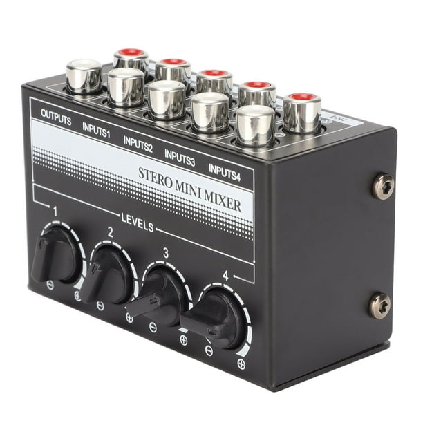 Mezclador Pasivo de 4 Canales, Mezclador Pasivo Profesional CX400 para la la etapa de la consola