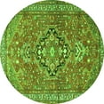 thumbnail image 1 of Ahgly Company Indoor Round Persian Green Traditional Area Rugs, 8' Round, 1 of 1