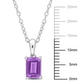 thumbnail image 2 of Everly Women's Amethyst Sterling Silver Necklace, 2 of 6
