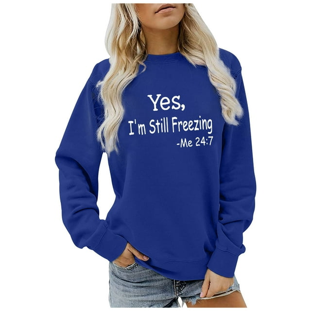 Haut Décontracté à Manches Longues pour Femmes, Mode Décontractée, Blouse à Manches Longues Imprimée, Col Rond, Été