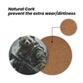 thumbnail image 4 of Xecao Surreal Panda Warrior for MDF Cork Coaster 4 Pcs,Drink Coasters,Suit for House Warming Gifts New Home ,Coffee Table Decor-Round Shape, 4 of 7