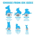 thumbnail image 7 of Weebo Pets Blue No-Tip No-Slip Stainless Steel Bowl (8oz. Terrier), 7 of 7