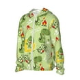 thumbnail image 2 of Haiem Cute Dinosaurs Cartoon UPF 50+ Fishing Shirts for Men Long Sleeve UV Sun Protection Hoodie Non-Mask Outdoor Hiking Shirts, 2 of 9