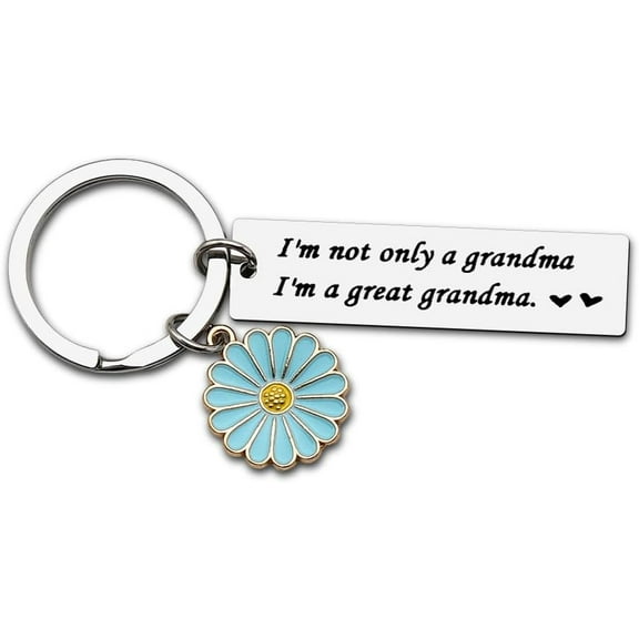 Grandma Gifts for Women Birthday Christmas Gifts for Nana Keychain from Grandkids I'm a Great Grandma Keychain Gifts for Gigi Grandmother Thank You Gifts for Granny Grandmom Keychains