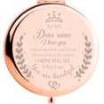 thumbnail image 1 of Compact Mirror Soulpetals, regalo de sobrina para cumpleaños y Navidad, 1 of 6