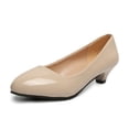 thumbnail image 6 of KELINFONG Heels for Women Kitten Heel Shoes Women's Pump Shoes Low Heel Womens Dress Shoes Work Office, 6 of 6