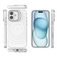 thumbnail image 3 of Strong Magnetic for iPhone 16 Case, Military Grade Drop Protection, Compatible with MagSafe, Built-in Camera Cover Kickstand, Matte Slim Phone Cover for iPhone 16, White, 3 of 4