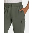 thumbnail image 5 of Athletic Works Men's and Big Men's Strata Fleece Cargo Joggers, Sizes S-3XL, 5 of 5