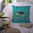 thumbnail image 3 of Carolines Treasures 8657PW1414 Crab Fabric Decorative Pillow 14HX14W multicolor, 3 of 4