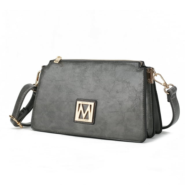 Bolso de hombro de piel vegana para mujer (Domitila)