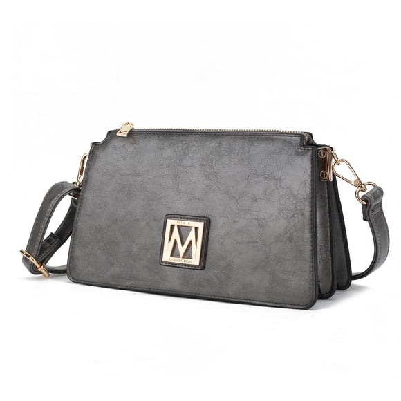 Bolso de hombro de piel vegana para mujer (Domitila)