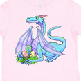 thumbnail image 4 of Inktastic Blue Easter Dragon with Painted Eggs Boys or Girls Toddler T-Shirt, 4 of 5