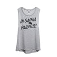 thumbnail image 1 of In Omnia Paratus Women's Fashion Sleeveless Muscle Tank Top Tee Sport Grey Large, 1 of 4