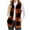 Orange, variant on ‌‌FDGIU Women's Polar Fleece Vest - Lightweight Zip Up Sleeveless Jacket, Casual Oversized Winter Top
