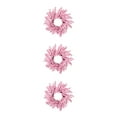 thumbnail image 2 of Shengyu 1/2/3 Artificial Flower Wreath Florals Garland Spring Rattan Hoop Hanging Ornament Colorful Green Leaf Front Door Window Wedding 30cm/Pink 3PCS, 2 of 6