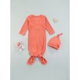 thumbnail image 4 of Diconna Baby Ribbed Solid Sleeping Bag Long Sleeve Buttoned Round Collar, 4 of 8