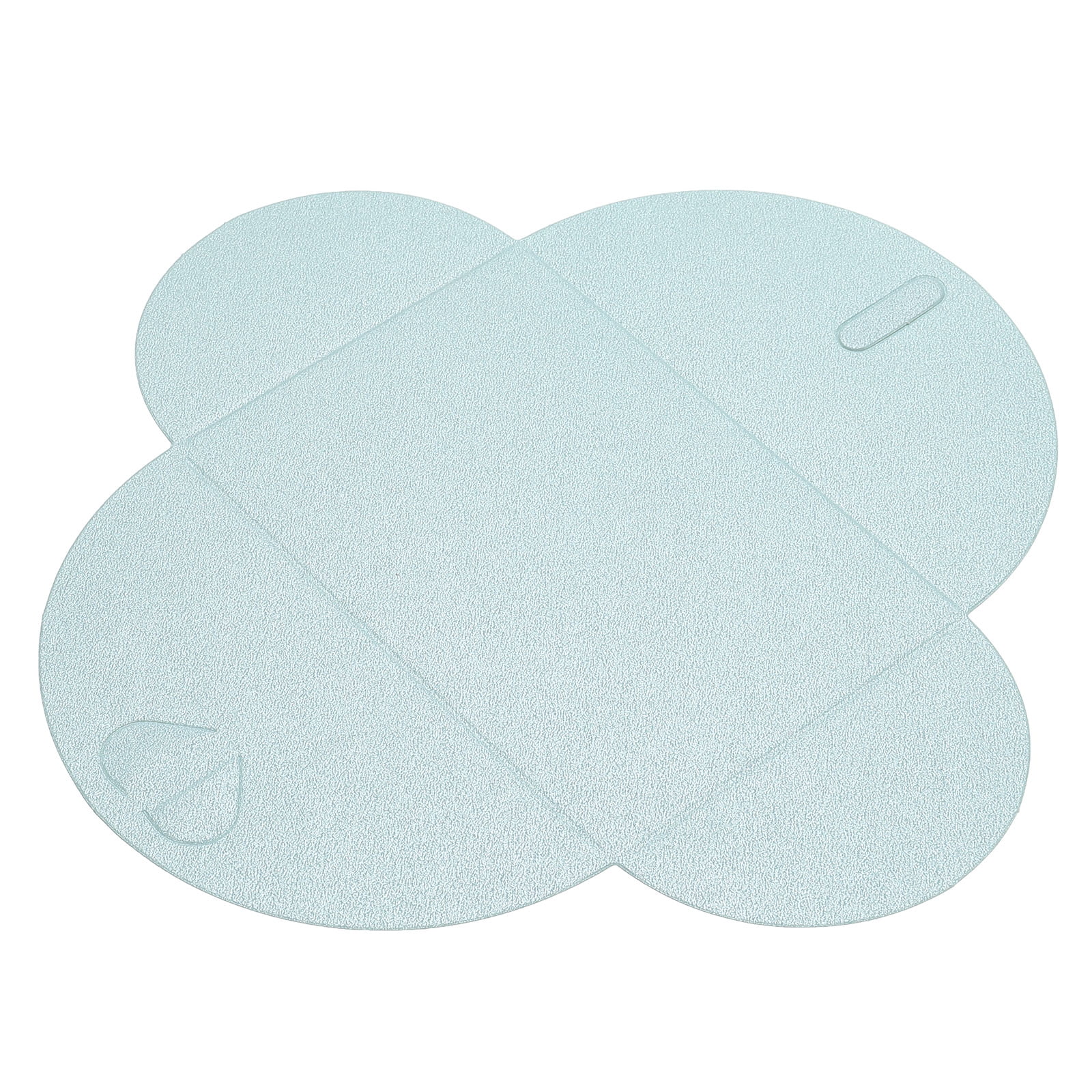 Unique Bargains Heart Clasp Tiny Items Storage Card Holder Mini Envelopes Light Blue
