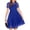 hwj# Blue302, variant on Huowey Girls Summer Dress Fashion Lace Mesh Patchwork Crewneck High Waist Pleated Casual Polka Dot Puffy Short Sleeve A-Line Dress For Party Birthday Vacation Beach Dailywear,Dark Blue-c,16 Years