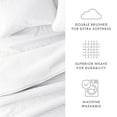 thumbnail image 4 of Noble Linens 3 Piece White Stripe Stitch Quilt Set, King / CalKing, 4 of 6