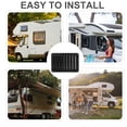 thumbnail image 3 of Universal RV Air Vent Grille Cover for Car Use Black Plastic Versatile Component 1 Set, 3 of 8