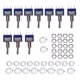 thumbnail image 1 of 10pzs AC 125V 6A Amps ON/ON 2 posiciones Interruptor de palanca DPDT, 1 of 1