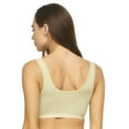 thumbnail image 2 of Felina | Organic Cotton Bralette for Women | Super Soft & From Plant-Based Dyes (Aloe, Large), 2 of 2
