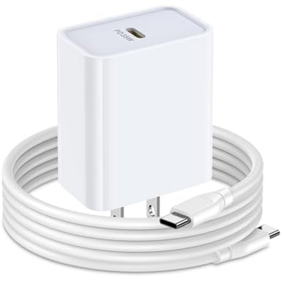 Fast Charger 35W USB C Compatible for iPhone 16e 16 Pro Max 16 Plus 16 Pro 16 15 Pro Max 15 Plus YJJSKEJI Galaxy S25 A16 A36 A26 A56, Android Phone Charger 3ft Type C to C Cable Power Charging Cord