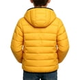 thumbnail image 5 of Cethrio Boys Puffer Jackets, Warm Long Sleeve School Zip up Winter Outerwear with Pockets Yellow Size 9-10T, 5 of 5