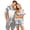 BKL42-White, variant on VV AVEORS Satin Matching Pajamas For Couples Silk Button Down Pjs Set Women/Men Short Sleeve Soft Sleepwear 2 Pcs Loungewear Light Blue 2XL