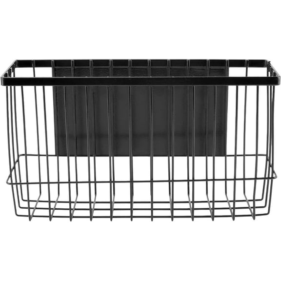Magnetic Storage Basket, Magnetic Basket Organizer for Refrigerator, Magnetic Spice Rack for Refrigerator, Moveable Fridge Organizer for File Foil Plastic Food Wrap Spice Storage