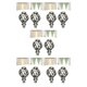 thumbnail image 3 of Advancent 2 Pieces Curtain Rod Finials 3/4 Replacement inch for Room Living Room Type2 NO2, 3 of 6